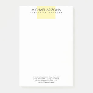 Bloco De Notas Moderno Minimalista Simples Plano