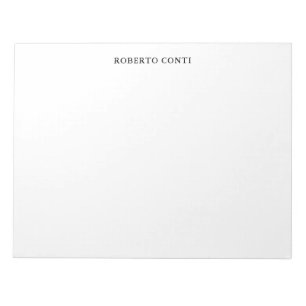 Bloco De Notas Moderno Minimalista Simples Único