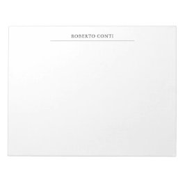 Bloco De Notas Moderno Minimalista Simples Único