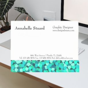 Bloco De Notas Moderno Minimalista Vintage Feminine Girly Teal
