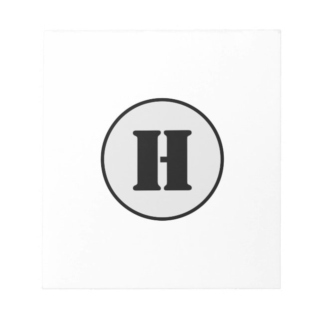 BLOCO DE NOTAS MODERNO MODERNO MODERNO SIMPLES CHIC ELEGANTE MONO (Frente)