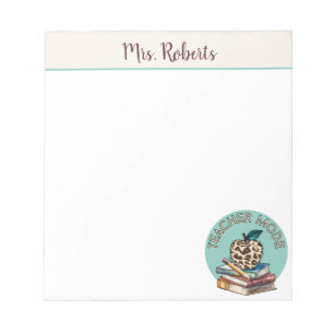 Bloco De Notas Modo de Professora Apple Stacking Books Oferta Pes