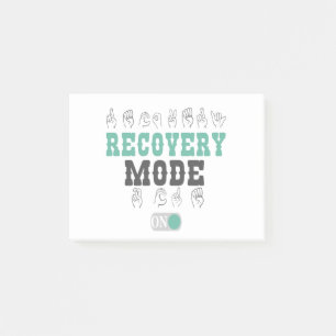 Bloco De Notas Modo de Recuperação em Obter Idioma de Sinais Surd