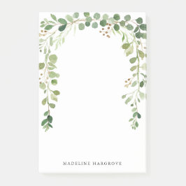 Bloco De Notas Molereca de Aquarela Personalizada