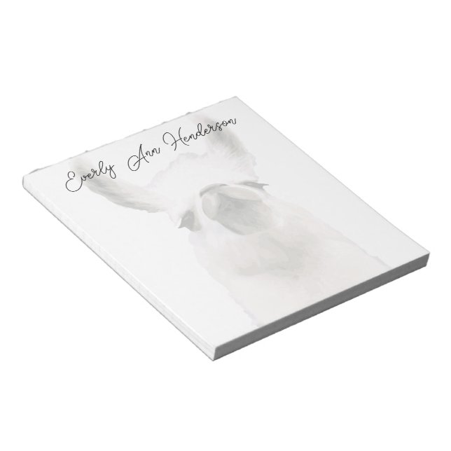 Bloco De Notas Moma Llama (Inclinado)