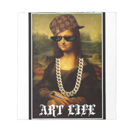 Bloco De Notas Mona Lisa Thug Life Art Life