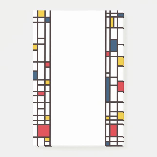 Bloco De Notas Mondrian de Stijl (Frente)
