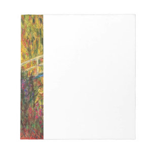 Bloco De Notas Monet Water Lily Pond and Water Iriss Atualizadas