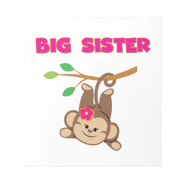 Bloco De Notas Monkey Big Sister (Frente)
