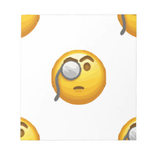 Bloco De Notas monóculo emoji