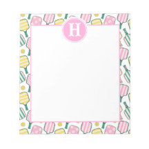 Monograma de Pickball Amarelo Verde-Pré-Pink