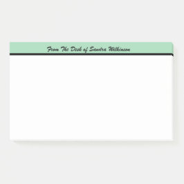 Bloco De Notas Monograma moderno da mesa da ideia da nota do