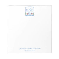 Monograma Patriótico Vermelho Branco e Azul para M