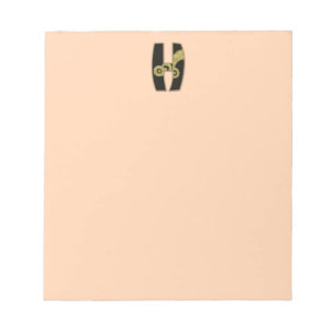 Bloco De Notas monograma retro - H