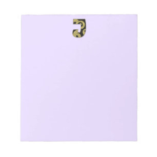 Bloco De Notas monograma retro - J