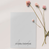 Monograma Trendy Modern Personalizado com Nome