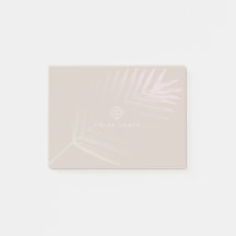 Monograma Tropical de Ramificação de Palma de Past