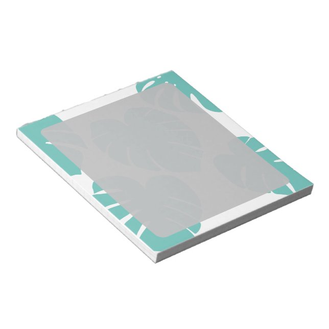 Bloco De Notas Monstera Leaf Botanic Plant Lover (Inclinado)