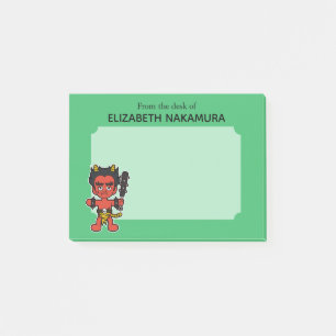 Bloco De Notas Monstro de Oni Yokai do japonês personalizado