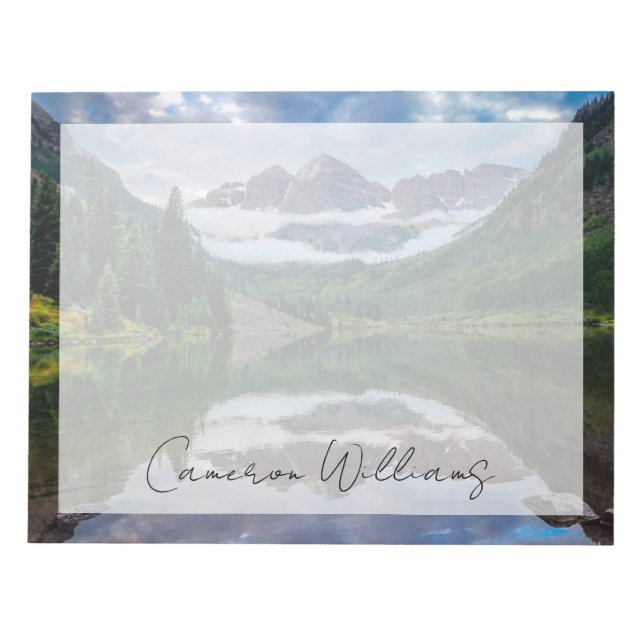 Bloco De Notas Montanhas | Aspen Colorado (Frente)