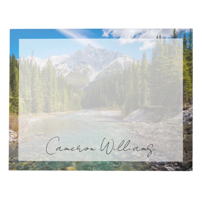 Bloco De Notas Montanhas | Banff National Park, Canadian Rockies (Frente)