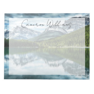 Bloco De Notas Montanhas Rockies canadenses, Alberta Canada
