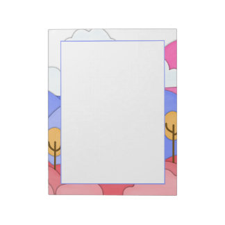 Bloco De Notas Montanhas Whimsic Borded