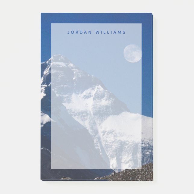 Bloco De Notas Monte Everest | Tibete, China (Frente)