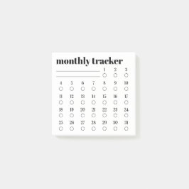 Bloco De Notas Monthly Habit Tracker Sticky Notes Pad