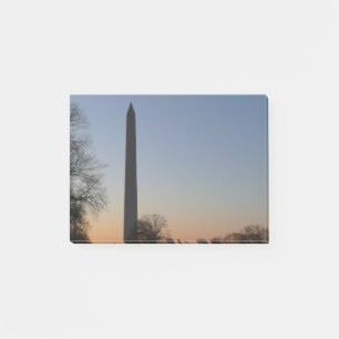 Bloco De Notas Monumento a Washington ao Pôr do Sol em DC