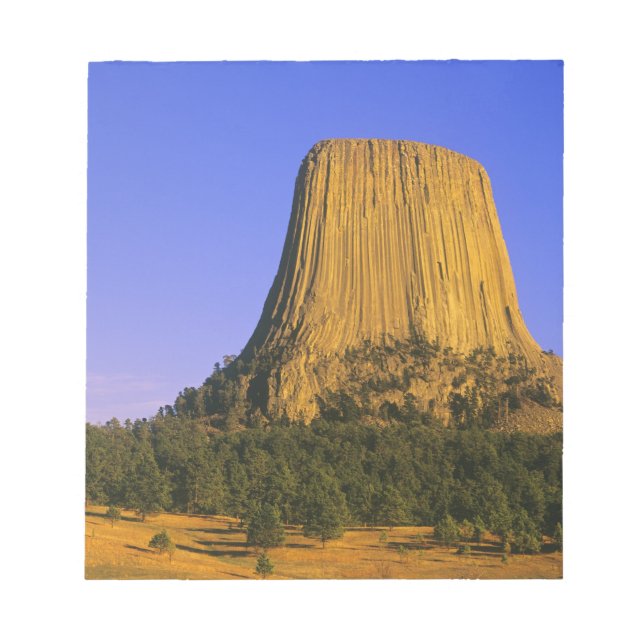 Bloco De Notas Monumento Nacional Devils Tower em Wyoming (Frente)