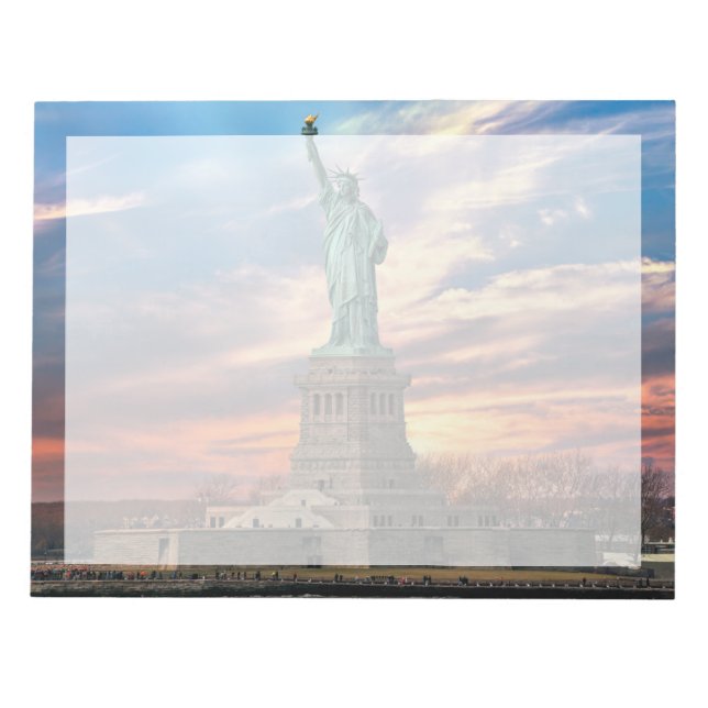 Bloco De Notas Monumentos | A estátua da liberdade (Frente)