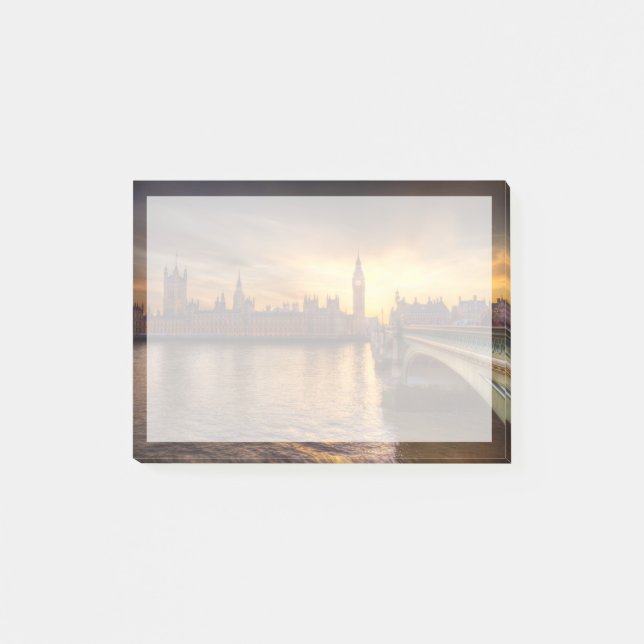 Bloco De Notas Monumentos | Big Ben & Houses do Parlamento (Frente)