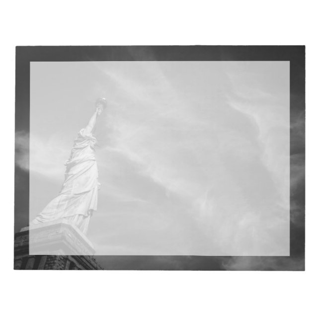 Bloco De Notas Monumentos | Estátua da Liberdade Manhattan NYC (Frente)