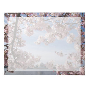 Bloco De Notas Monumentos   Jefferson Memorial Cherry Blossoms