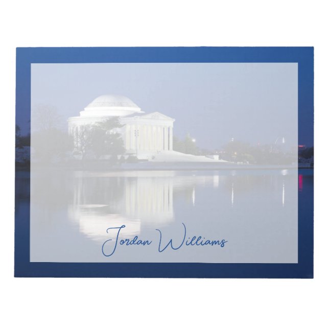 Bloco De Notas Monumentos | O Jefferson Memorial (Frente)