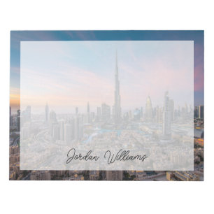 Bloco De Notas Monuments Dubai Cityscape
