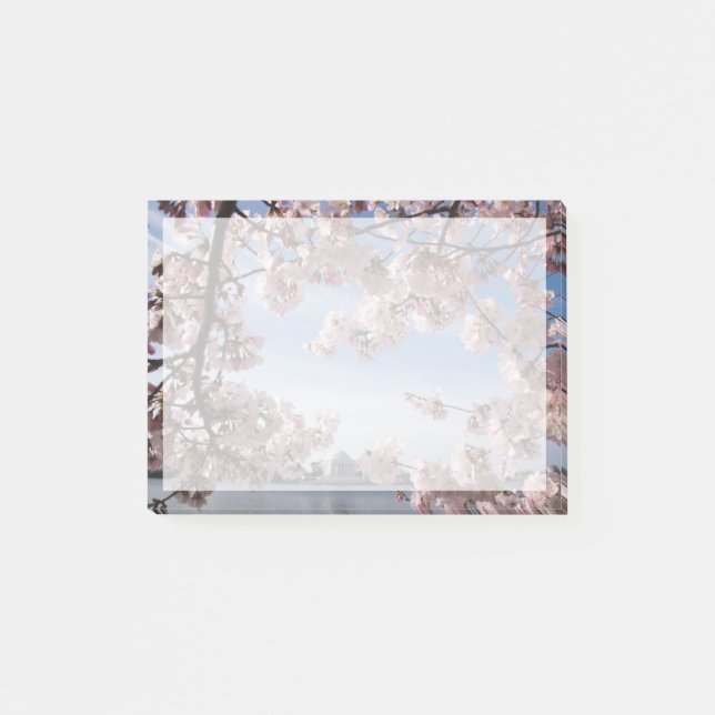 Bloco De Notas Monuments | Jefferson Memorial Cherry Blossoms (Frente)