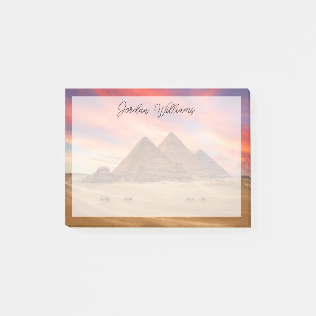 Bloco De Notas Monuments | The Great Pyramids (Frente)