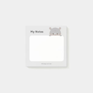 Bloco De Notas Moo Deng Pygmy Hippo