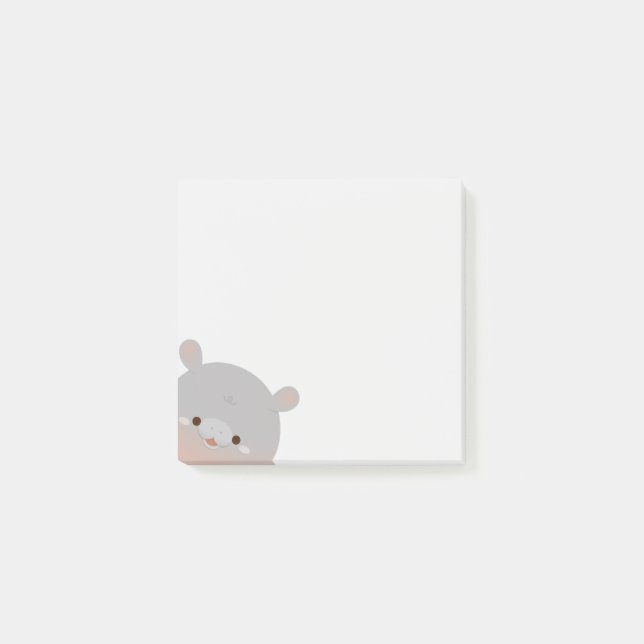 Bloco De Notas Moo Deng Pygmy Hippo (Frente)