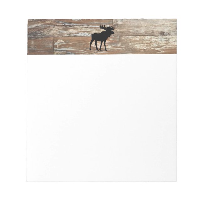 Bloco De Notas Moose Wood Painting Russo (Frente)