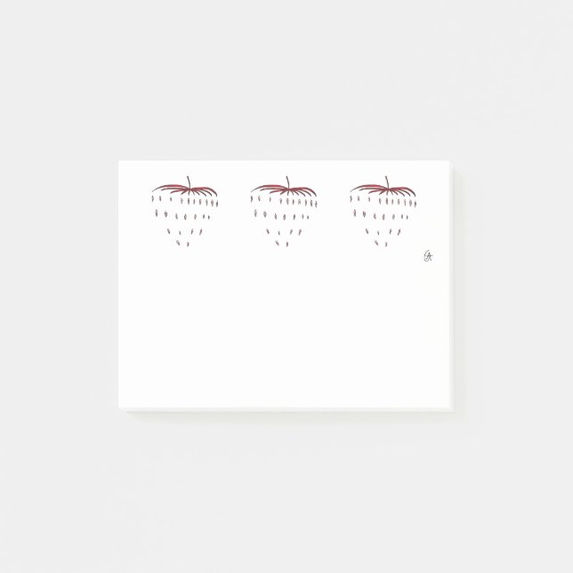 Bloco De Notas Morango (Frente)