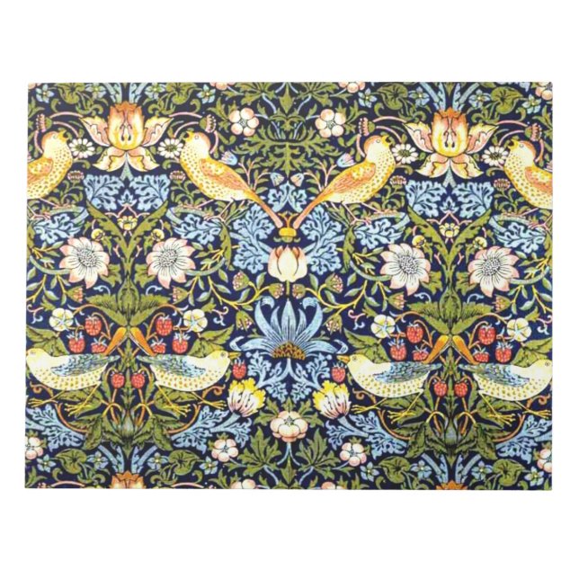 Bloco De Notas Morango de Morango, padrão famoso, (Frente)