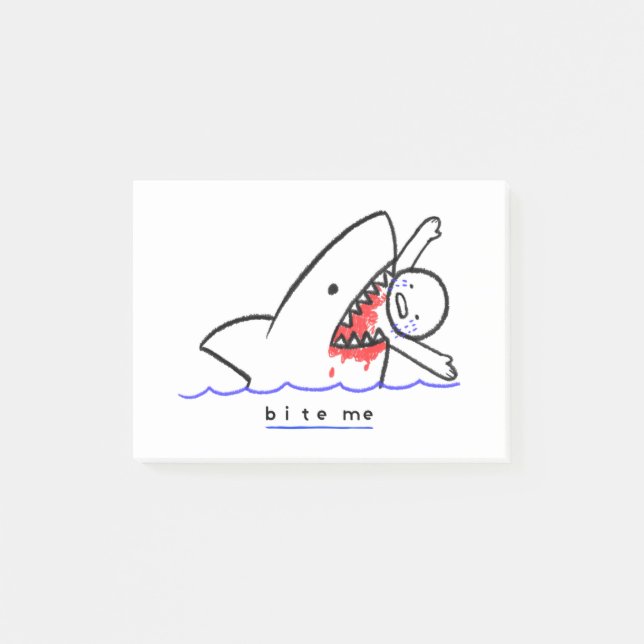 Bloco De Notas Morda-me (Frente)