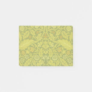 Bloco De Notas Morris Acanthus deixa tapete de flores de caule ge