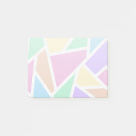 Bloco De Notas Mosaico arco-íris de pastel