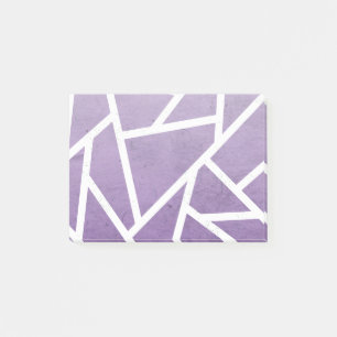 Bloco De Notas Mosaico roxo e branco