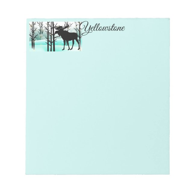 Bloco De Notas Moso Notepad-Yellowstone (Frente)