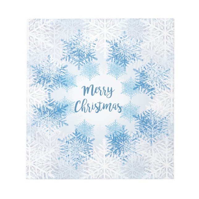 Bloco De Notas MOSTRAR PADRÕES DE PADRÃO Feliz Natal (Frente)